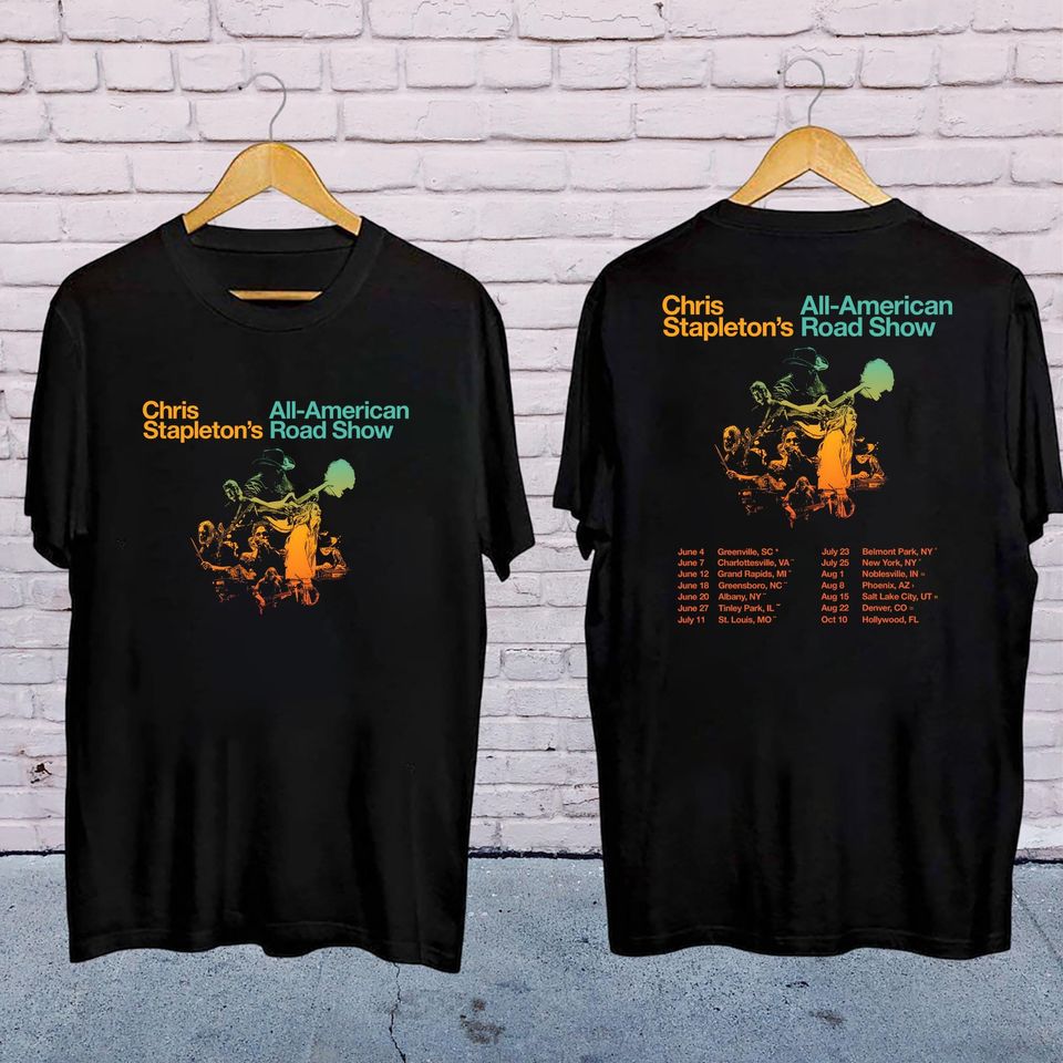 Chris Stapleton 2025 All-American Road Tour Shirt, Chris Stapleton Fan Gifts, Chris Stapleton Country Music Shirt, Chris Stapleton Merch