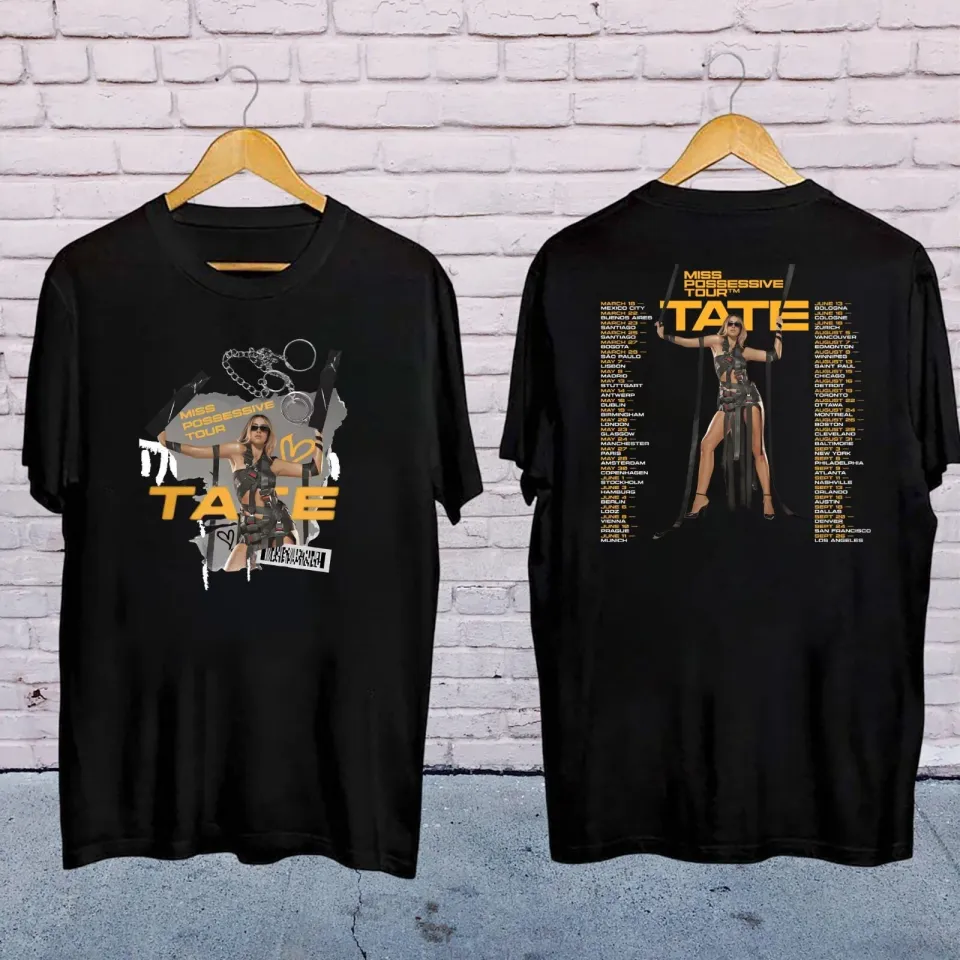 2025 Tate Mcrae Tour Fan Tate Mcrae Miss Possessive World Tour 2025 T-Shirt
