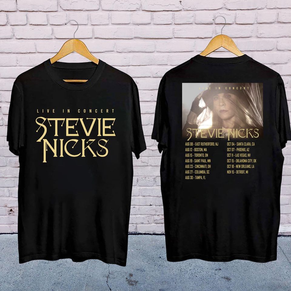 2025 Stevie Nicks Tour T-Shirt, Stevie Nicks Fan Shirt, Stevie Nicks 2025 Concert Shirt, Stevie Nicks Merch, 90S Vintage Stevie Nicks Shirt