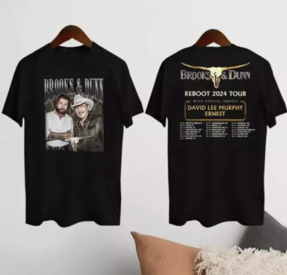 Brooks And Dunn The Reboot 2024 Tour T-Shirt
