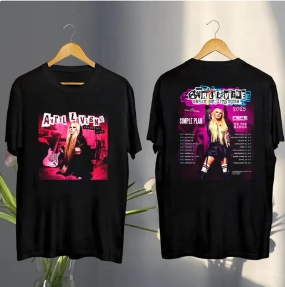 2025 Avril Lavigne Greatest Hits Tour T-Shirt, Avril Lavigne 2025
