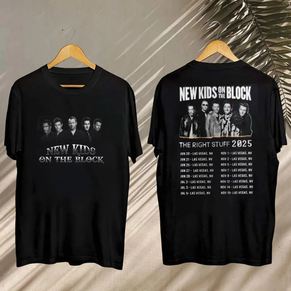 The Right Stuff Tour 2025 Nk On The Block Shirt Nk On The Block Fan