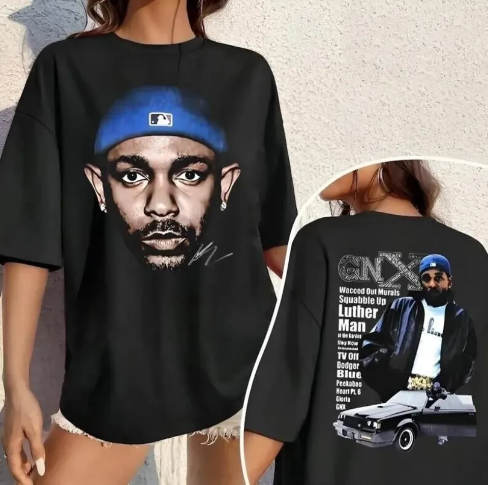 Kendrick Lamar Gnx Tour 2025 Graphic Two Sides Unisex T-Shirt