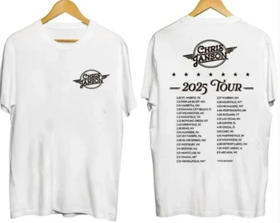 Chris Janson Tour 2025 Shirt All Size For Fan Gift Best Price