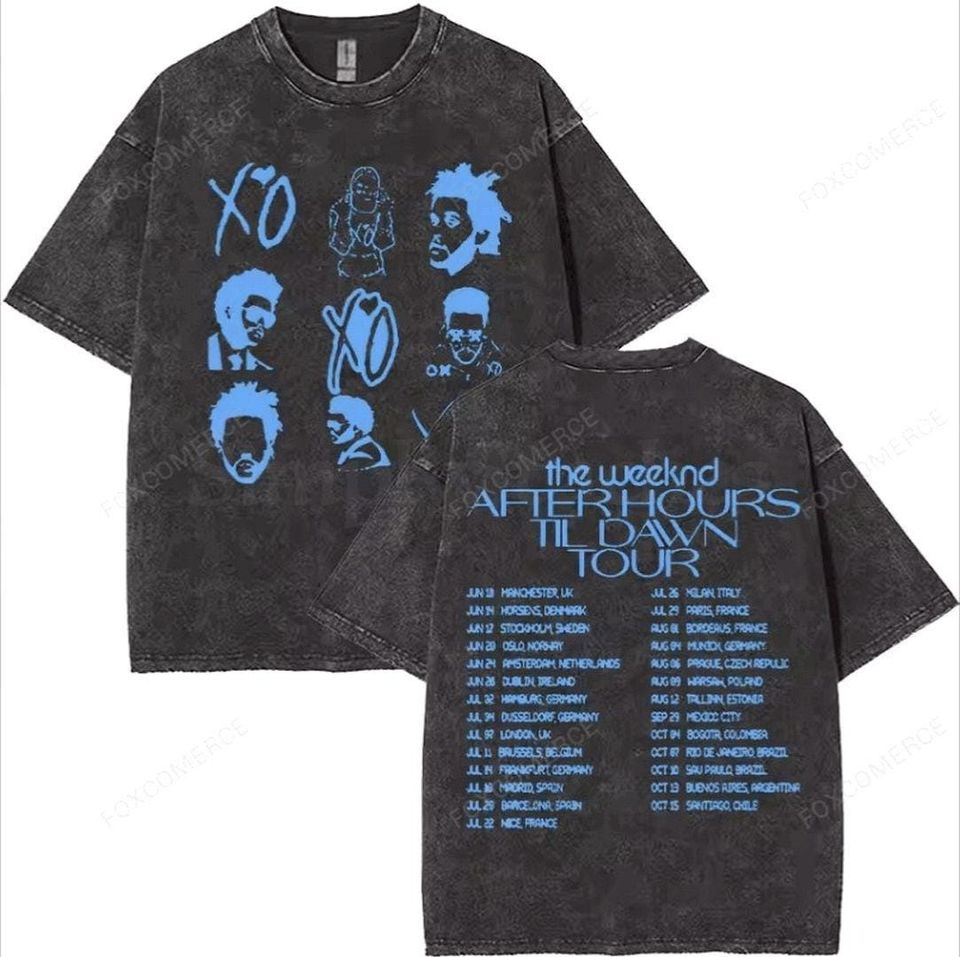 Vintage Washed Weekends Xo Album Graphic T-Shirt 2025