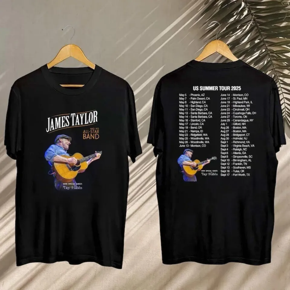 James Taylor Summer Tour 2025 Shirt, James Taylor 2025 Concert, James Taylor Fan