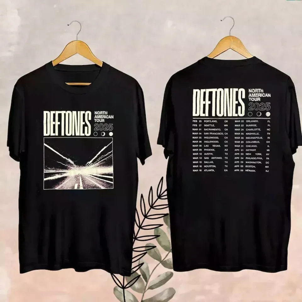 Deftone 2025 North American Tour Unisex T-Shirt Fan Gift