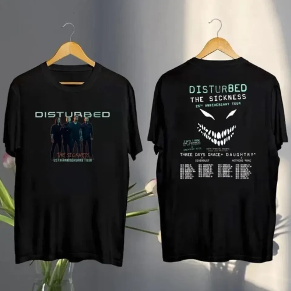 The Sickness 2025 Concert, Disturbed The Anniversary Tour 2025 Shirt