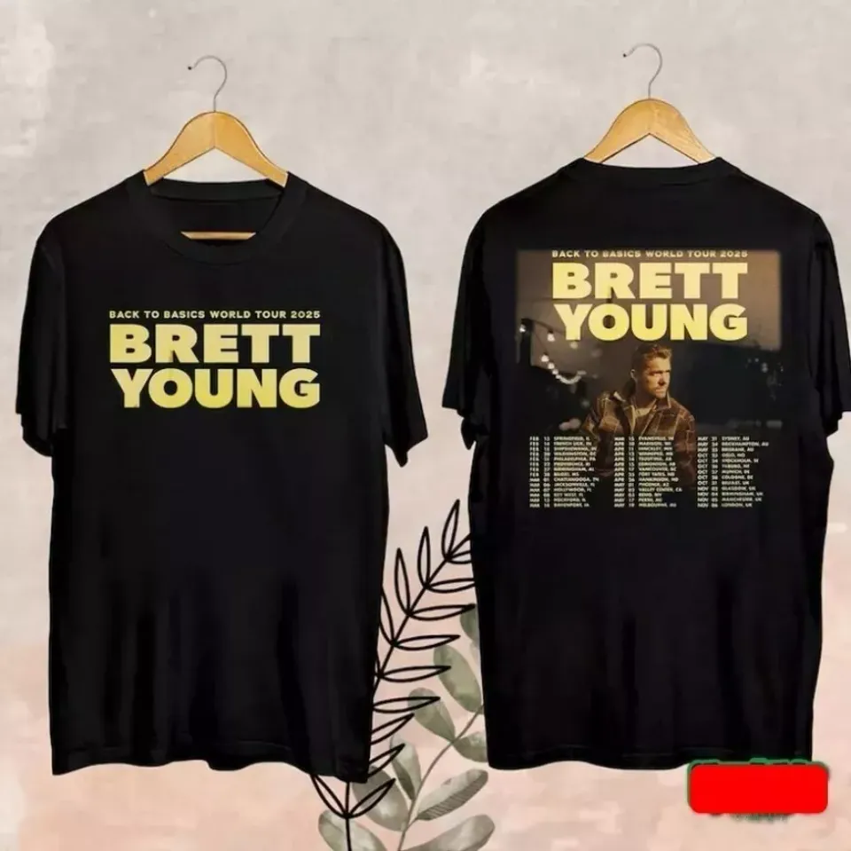 2025 Brett Young Back To Basics World Tour Shirt