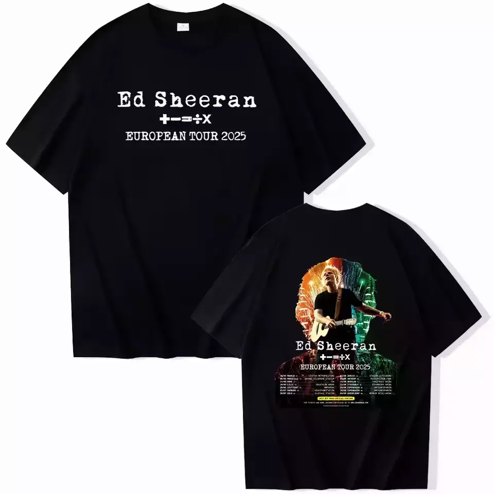 Ed Shee European Tour 2025 T-Shirt For Fans Double Sided1