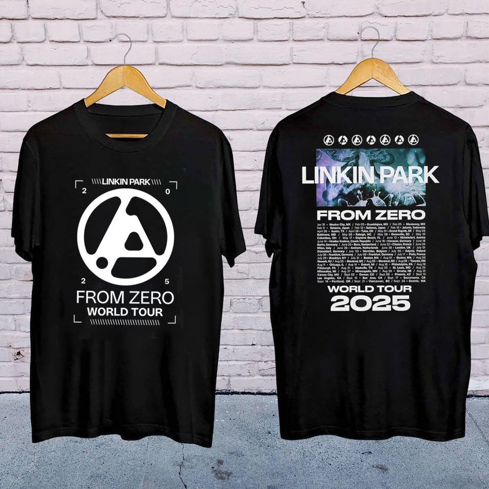 Linkin Park Graphic Logo Shirt, 2025 Linkin Park From Zero World Tour Shirt, Linkin Park Shirt, Linkin Park Merch, Linkin Park Fan Shirt