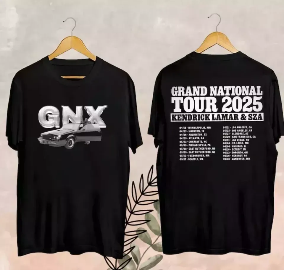 Kendrick Lamar Tour 2025 Fan Shirt, Kendrick Lamar Gnx T-Shirt