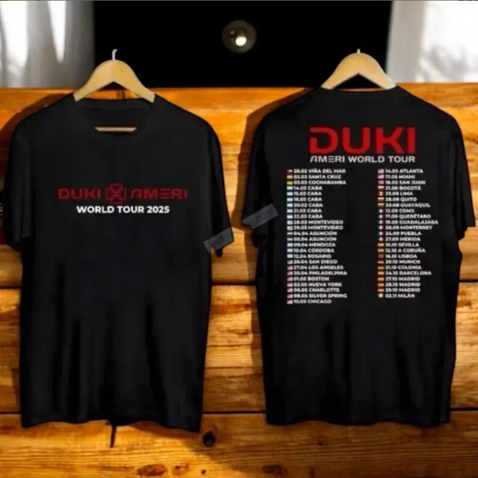 New! Duki World Tour 2025 T-Shirt Gift For Friend - Tour Shirt 2025