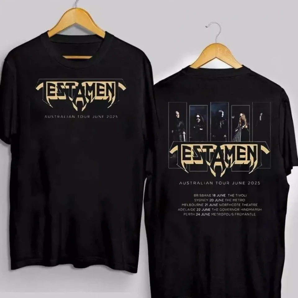Testament Australian Tour June 2025 Band Gift For Fan T-Shirt