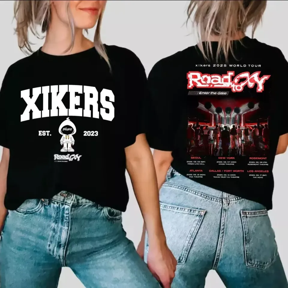 New Shirt For Fan/Xikers 2025 World Tour-Double Sided Shirt