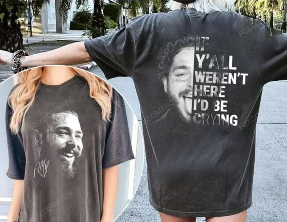 Post Malone Tour Graphic Double Sided T-Shirt