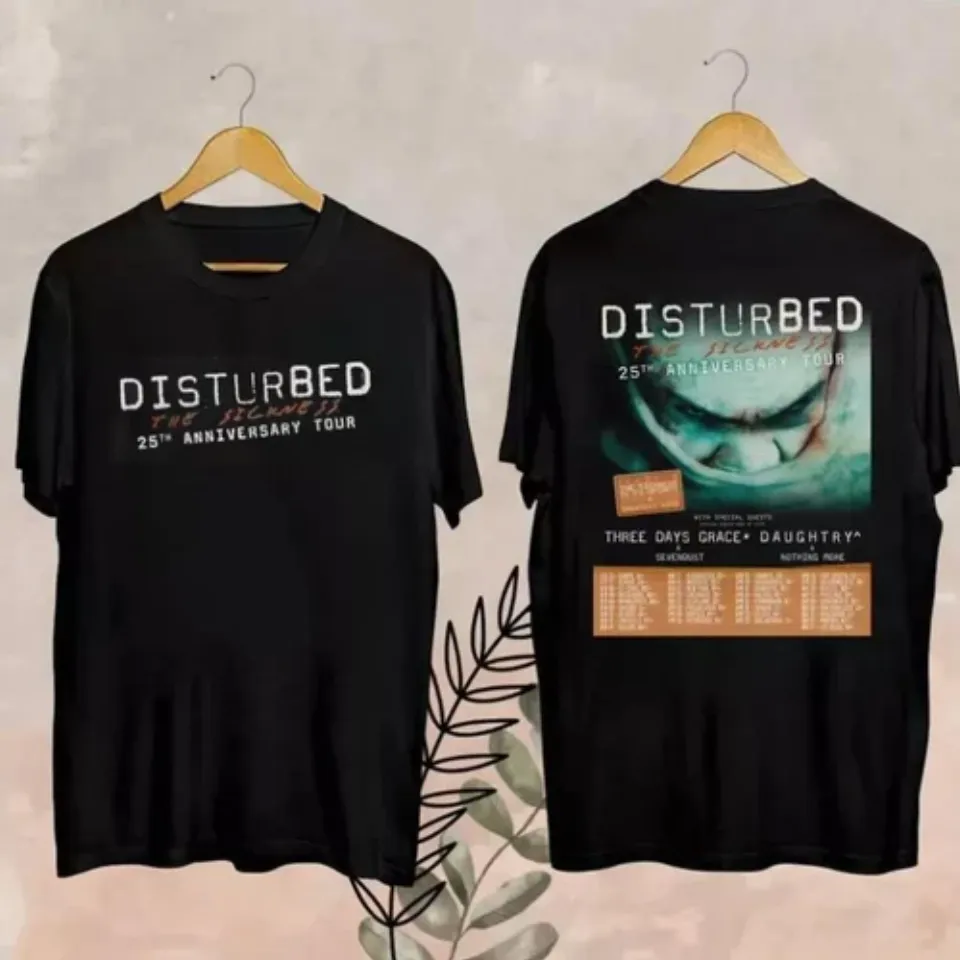 Disturbed The Sickness 25Th Anniversary Tour Date 2025 Merch T-Shirt