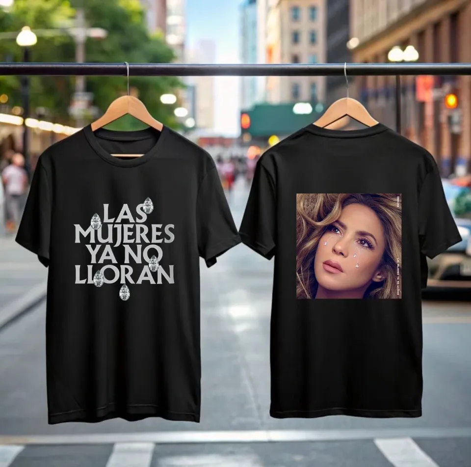 Shakira Las Mujeres Ya No Lloran World Tour 2025 Double-Sided T-Shirt