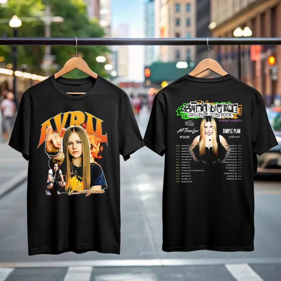 Avril Lavigne Greatest Hits Tour 2025 T-Shirt For Music Fans