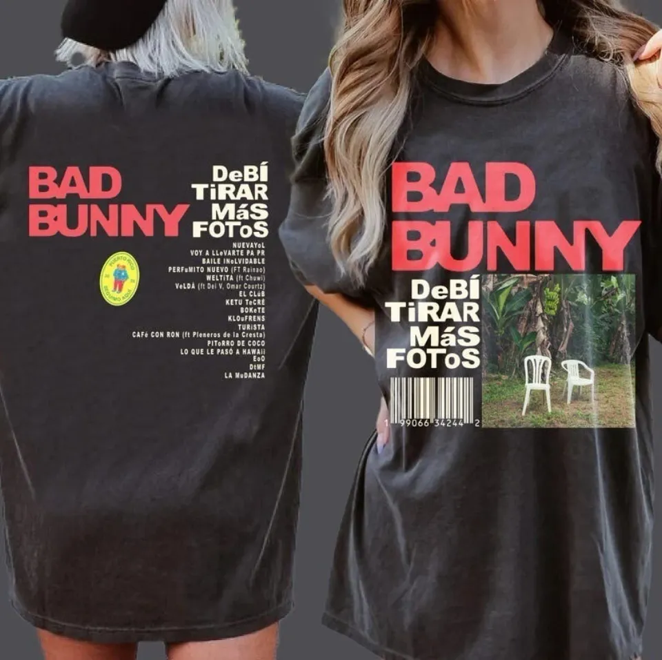 Bad Bunny Puerto Rico Double Sided T-Shirt