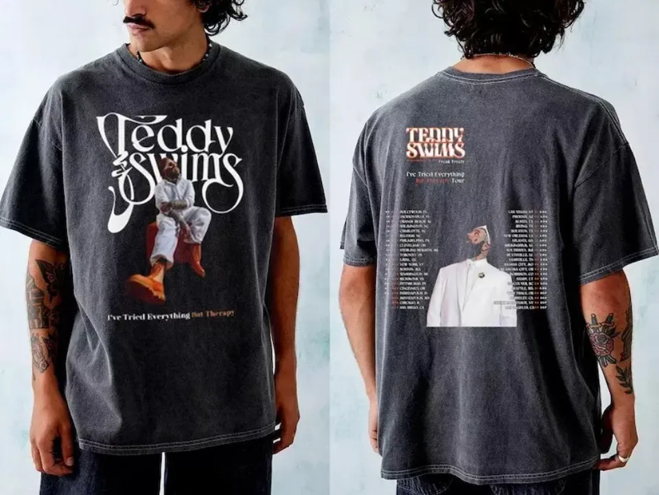 Teddy Swims Tour 2025 T-Shirt, Teddy Swims 2025 Concert Shirt, Fan Gift