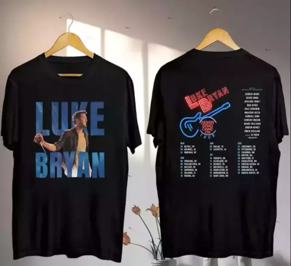 Luke Bryan 2025 Tour-Double Side Shirt Gift Men Women Mom