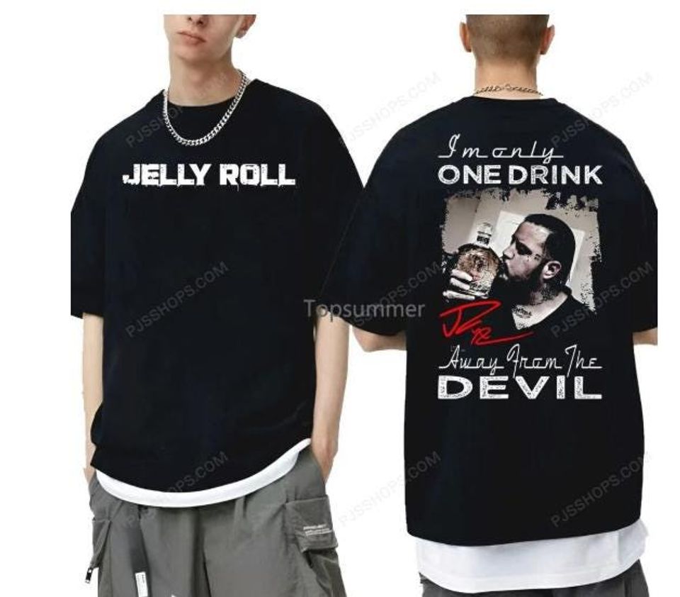 Jelly Roll Tour Double Sided T-Shirt