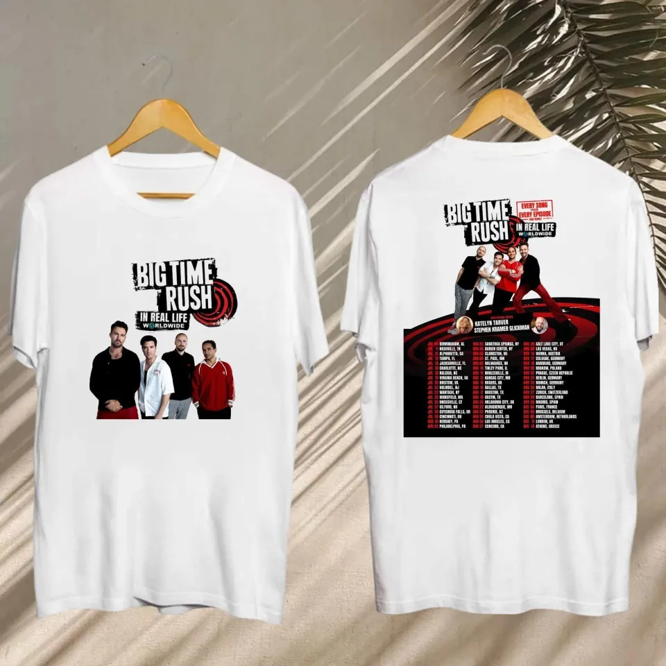 Big Time Rush In Real Life Worldwide Tour 2025 Shirt Big Time Rush 2025 Concert