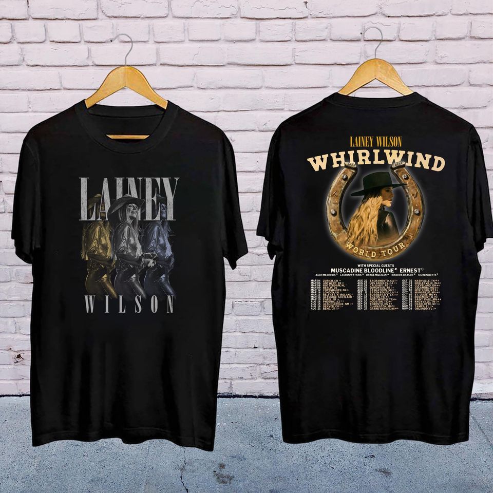 Lainey Wilson Graphic Tee, 2025 Lainey Wilson Whirlwind Tour Shirt, Lainey Wilson Country Music, Lainey Wilson Fan Gift, Lainey Wilson Merch
