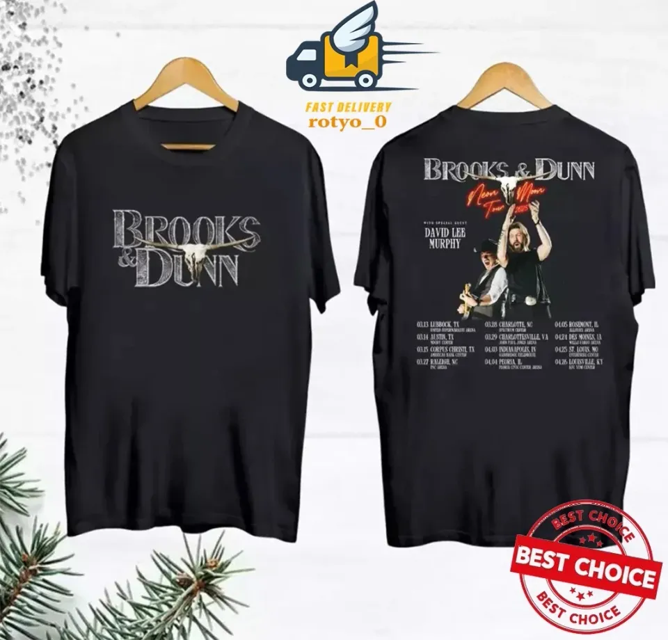 2025 Brooks And Dunn Neon Moon Tour Shirt