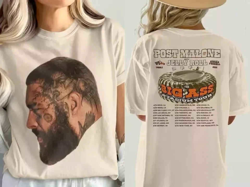 Post Malone, Kids Post Malone Shirt, Post Malone Tour, Big Ass Stadium Tour