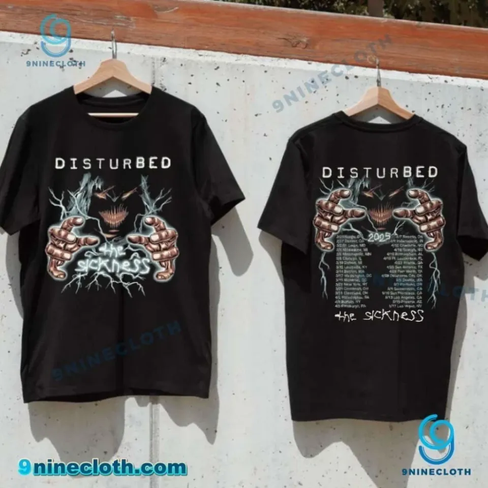 Rock The Disturbed Look: The Game Sickness 2025 Tour T-Shirt For Men Women S-5Xl