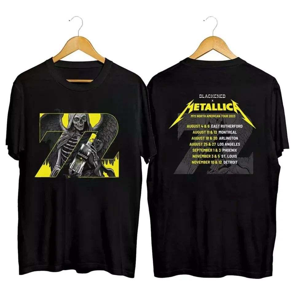 Metallica 72 Seasons 2023 ?2024 World Tour Metal Music Concert T-Shirt Gift Fan