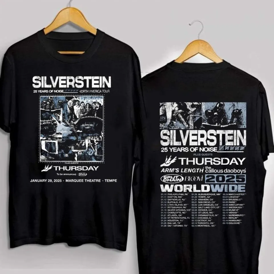 Silverstein Band World Tour 2025 Collection Gift For Fan