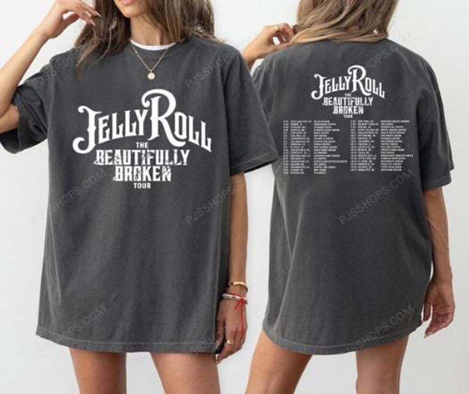 Jelly Roll The Beautifully Broken Tour 2025 Unisex T-Shirt