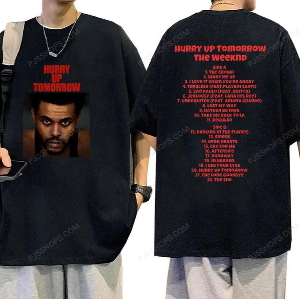 Hurry Up Tomorrow Weekends Tour 2025 Graphic Tee