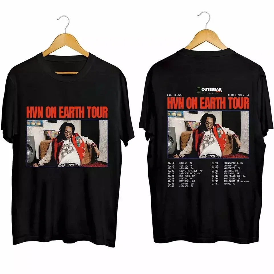 Lil Tecca Hvn On Earth Tour 2024 Shirt, Lil Tecca Fan T-Shirt