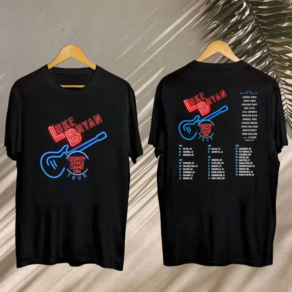 Luke Bryan Country Song Came On Tour 2025 Shirt Luke Bryan 2025 Concert