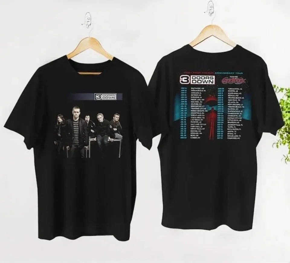 3 Doors Down Rock Band Concert 3 Doors Down Tour 2024 2025 Shirt