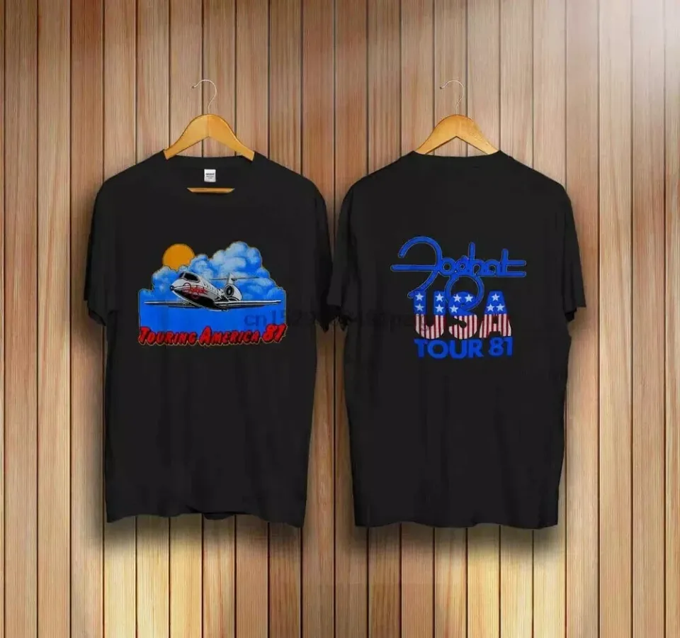 Foghat Shirt Vintage Tshirt 1981 Usa Tour Concert Tee 1980S Reprint