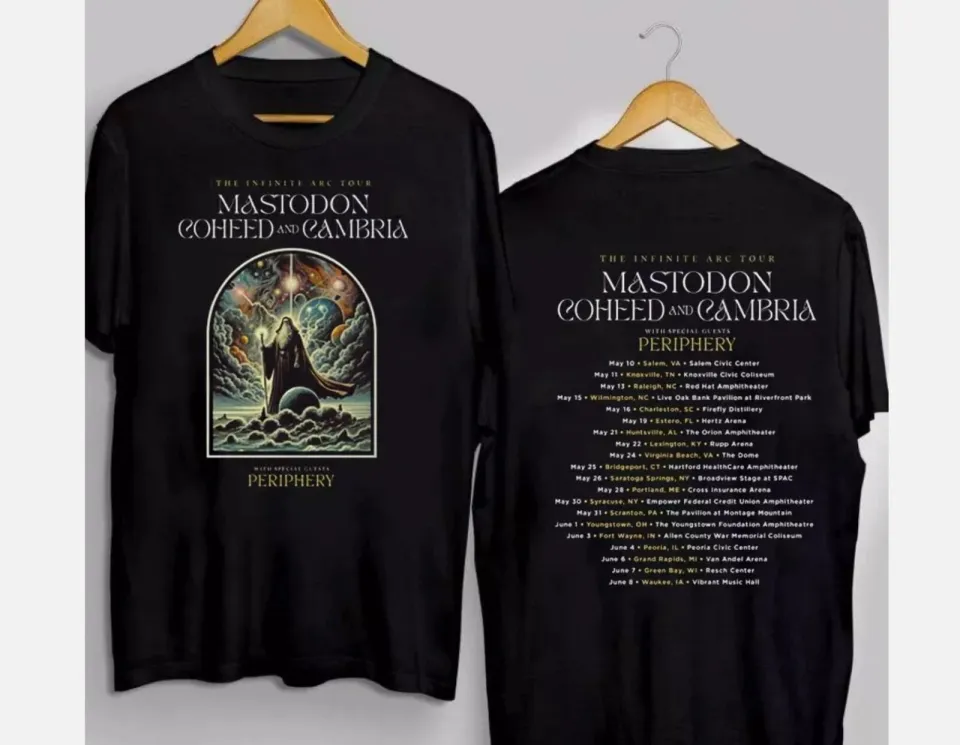 Coheed And Cambria Mastodon Tour 2025 Gift For Fan T-Shirt