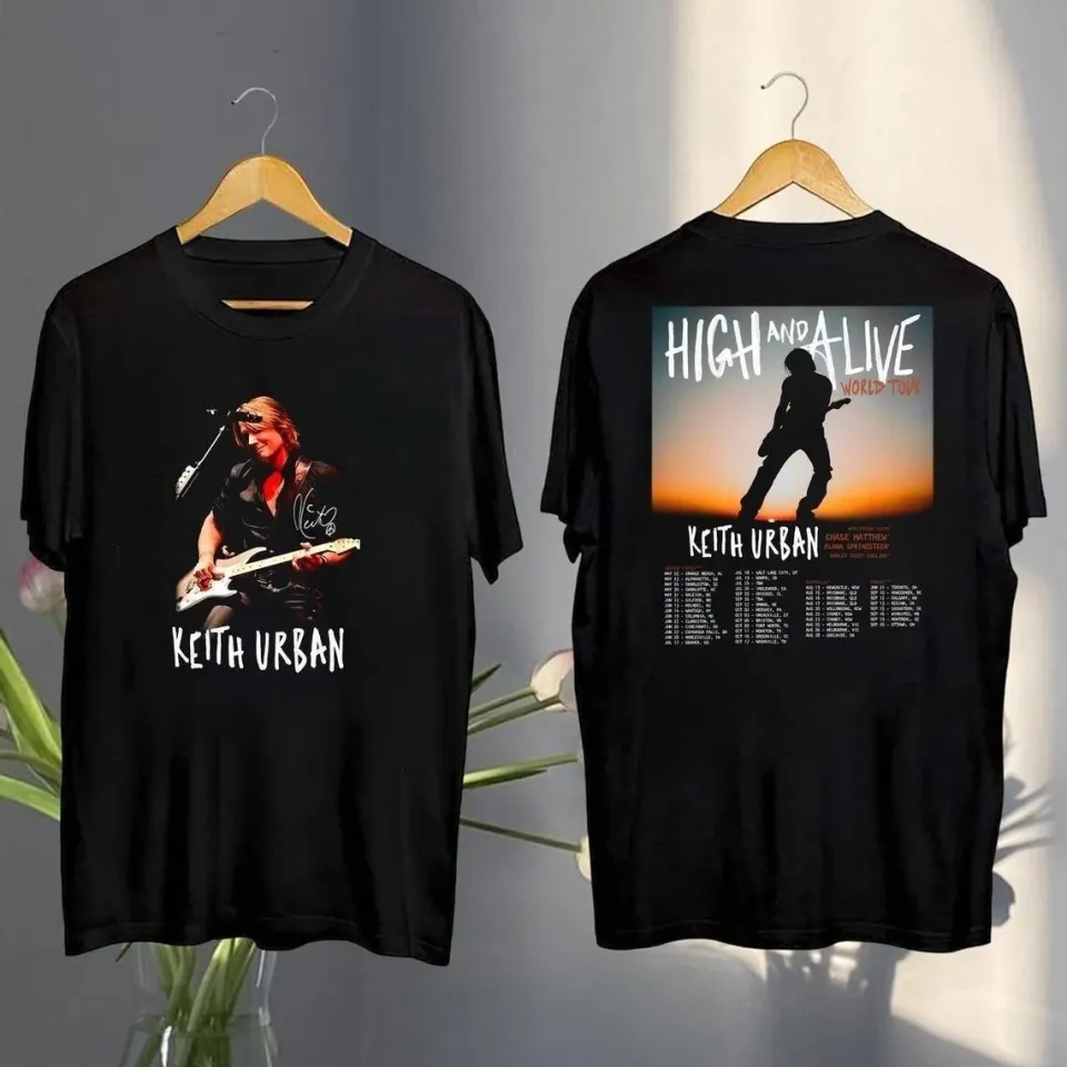 2025 Keith Urban High And Alive Tour Shirt Keith Urban 2025 Concert Fan Tee