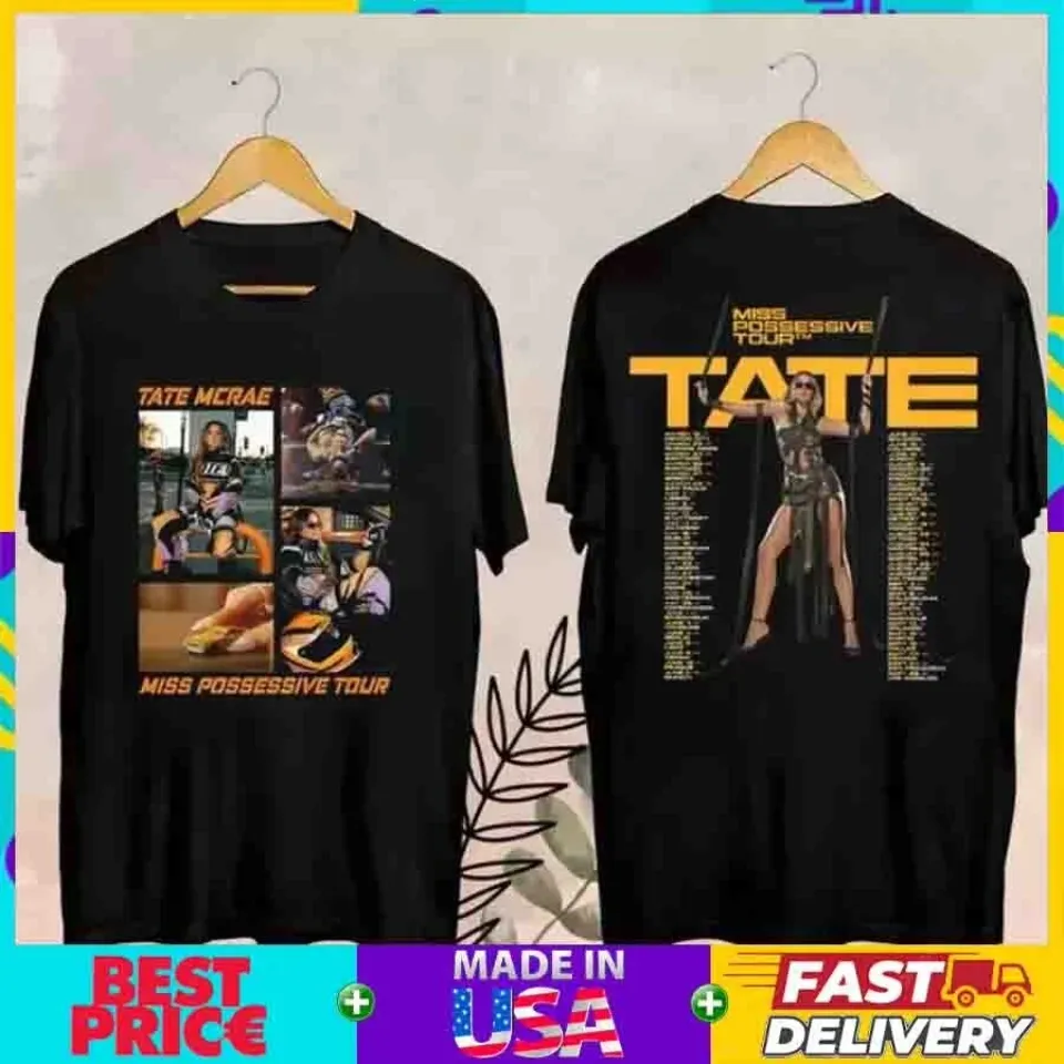Tate Mcrae Tour 2025 Fan Shirt, Miss Possessive World Tour Merch Tee