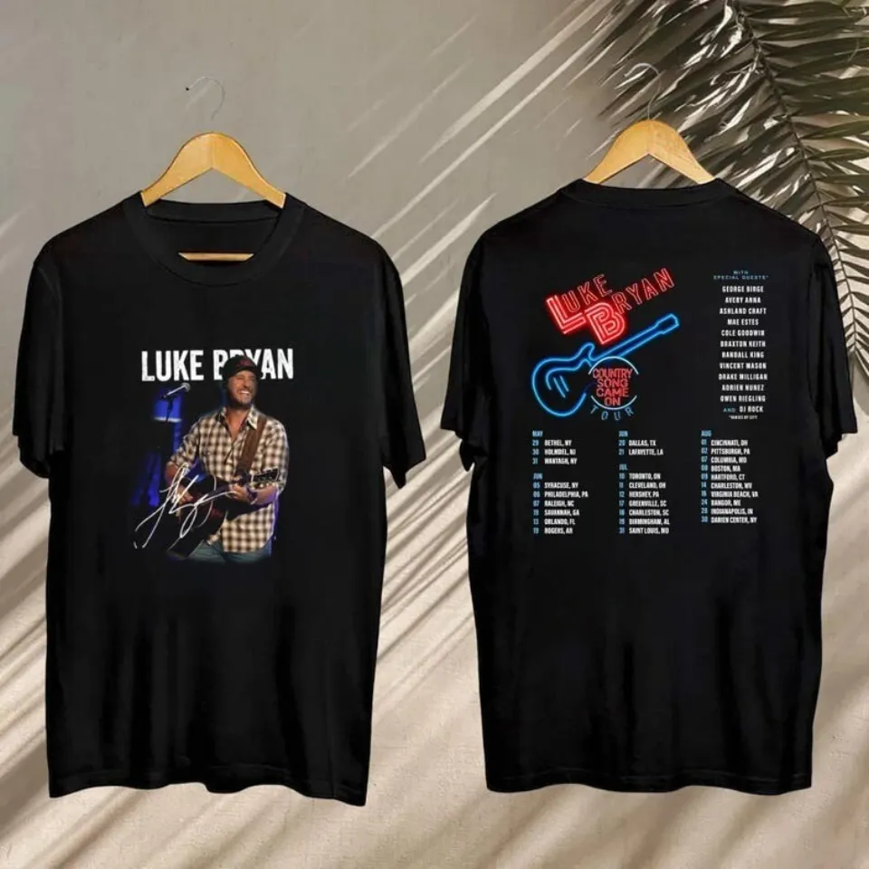 Luke Bryan Graphic Shirt, 2025 Luke Bryan Country Song Came On Tour Shirt