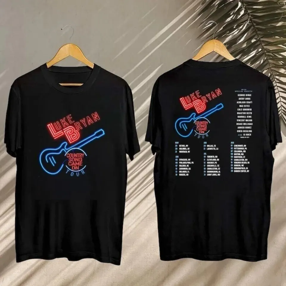 Luke Bryan Country Song Came On Tour 2025 , Luke Bryan 2025 Concert T-Shirt