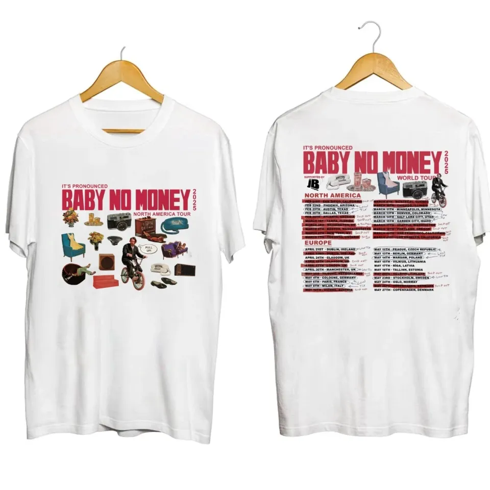 Babyyy N Money Tour 2025 Shirt Gift For Fans