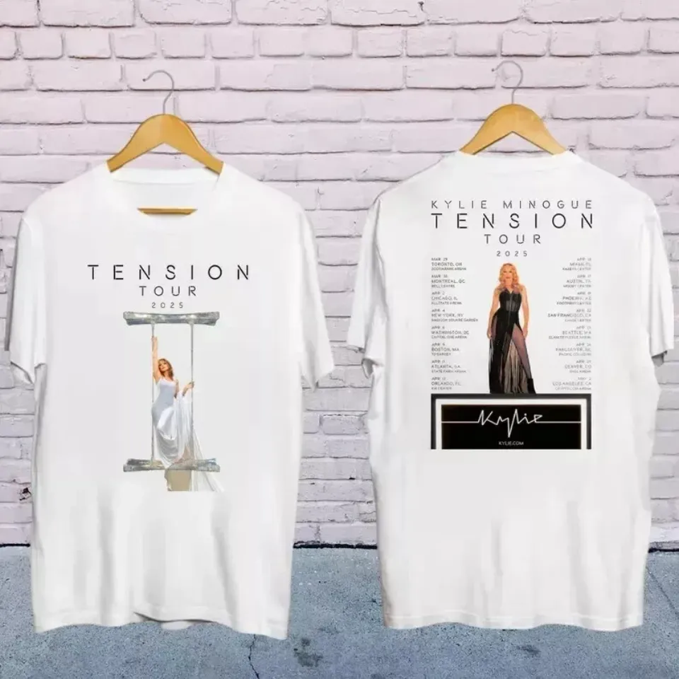 2025 Kylie M Tension World Tour Shirt, K Minogue 2025 Concert