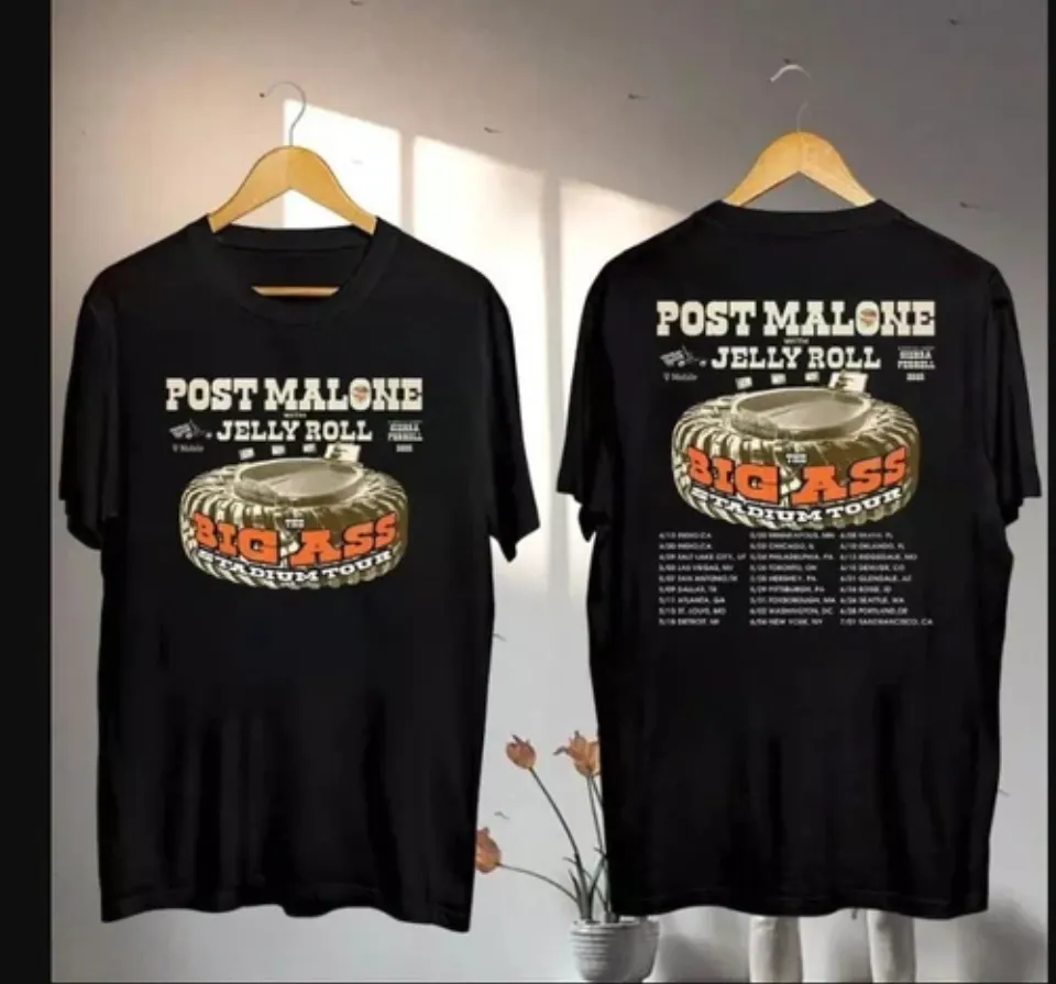 Post Malone Big Ass Stadium Tour 2025 T Shirt