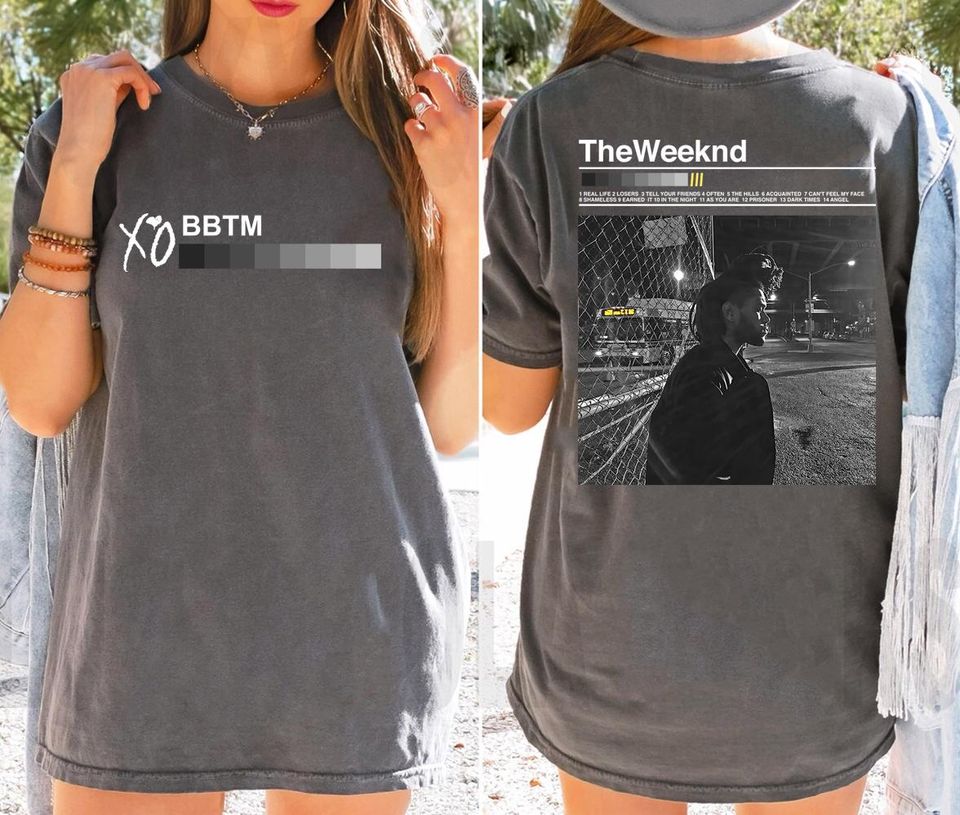 Vintage Weeknds Multiverse Double-Sided T-Shirt