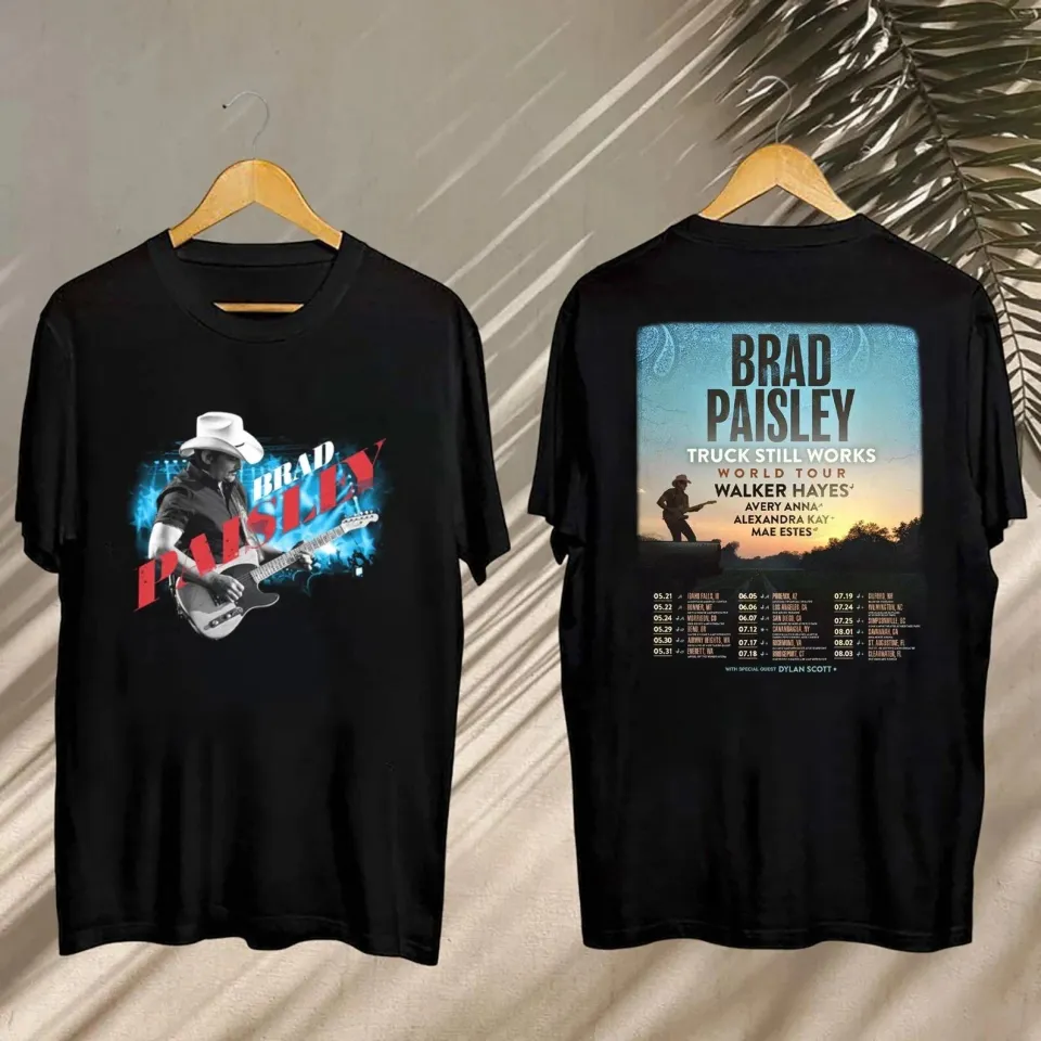 Brad Paisley Shirt, 2025 Brad Paisley Truck Still Works World Tour Shirt
